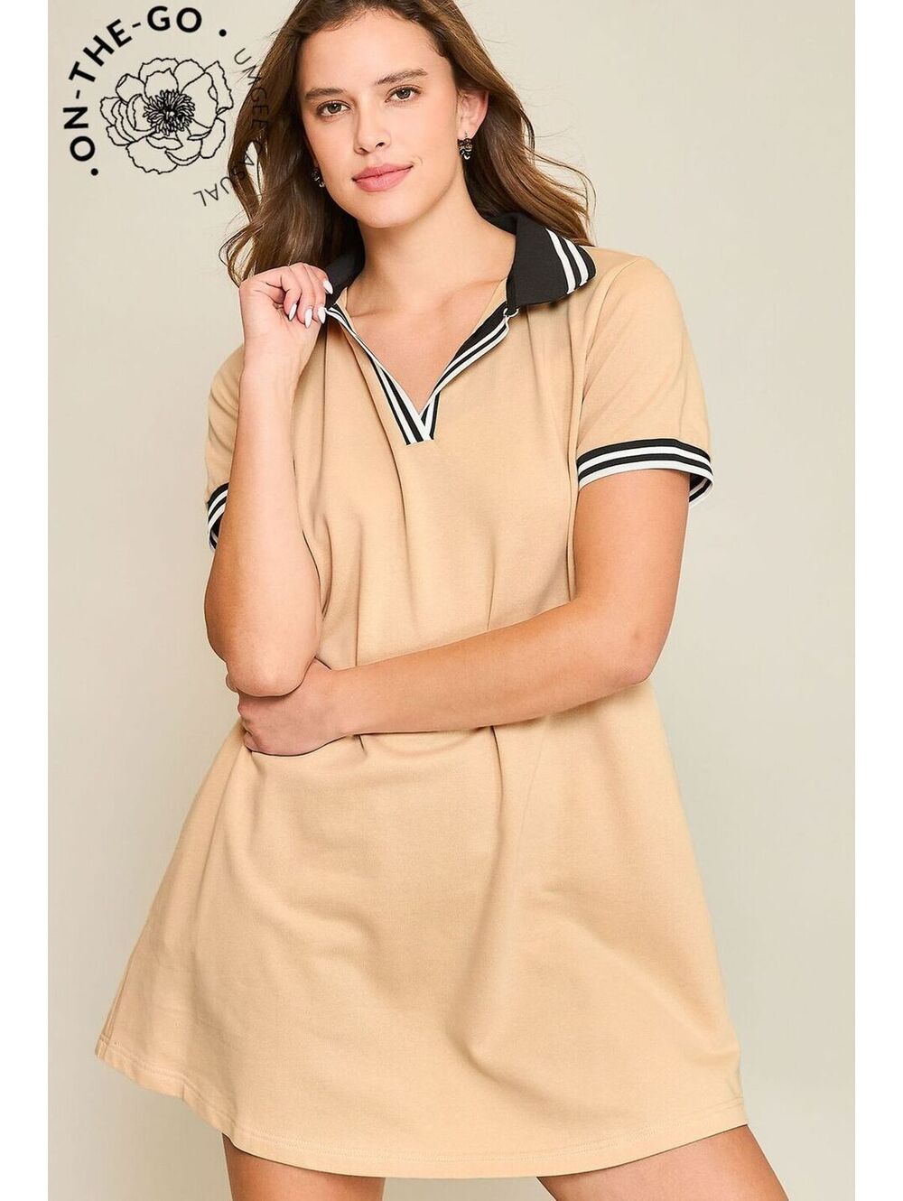 Umgee Polo Mini Dress S,M,L